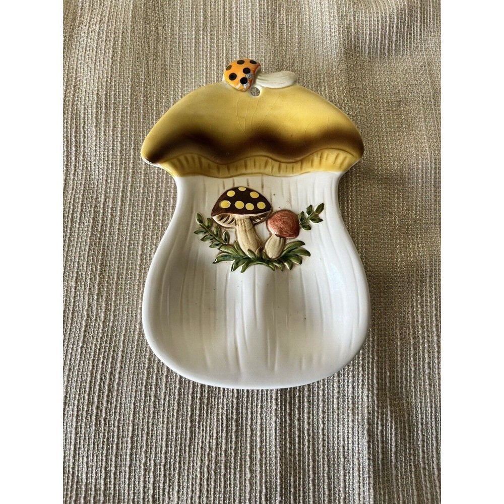 1978 Sears Robuck And Co Mellow Mushroom Spoon Rest
